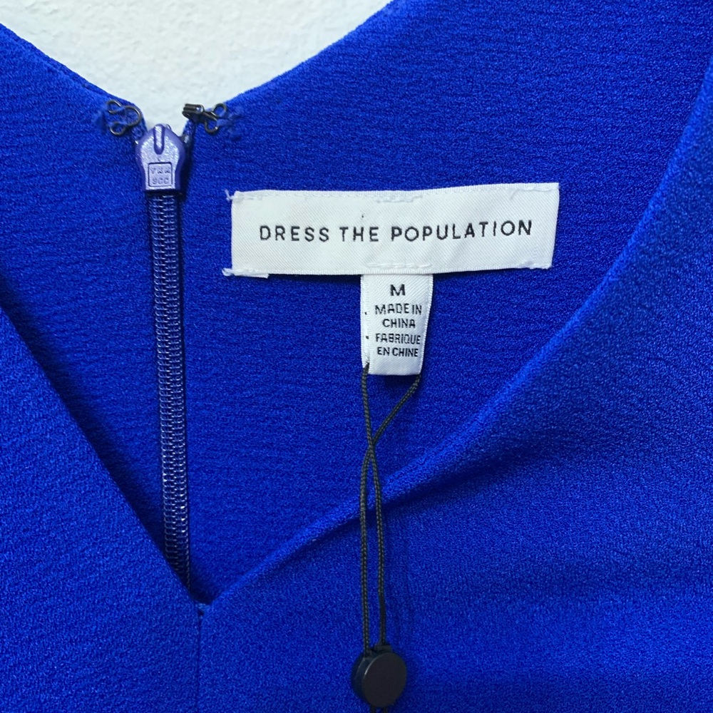 Dress The Population Chiffon Fit & Flare - New with Tag - Picture 7 of 13
